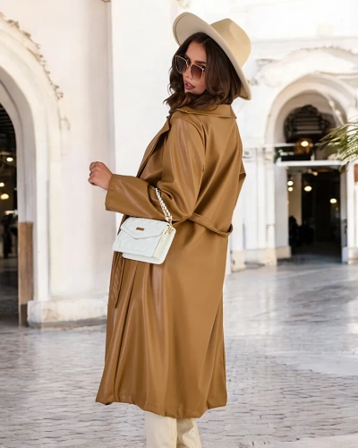 Royalfashion Sieviešu mēteļi ar līmētu apdari