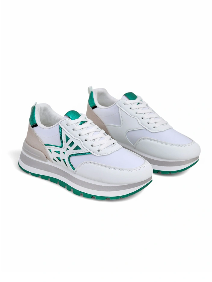 Royalfashion Women's Sneakers with Glitter Senues