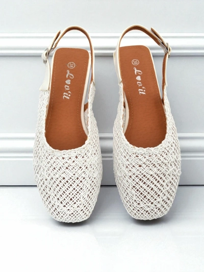 Royalfashion Women's Open-Heel Breeze Woven Sandals