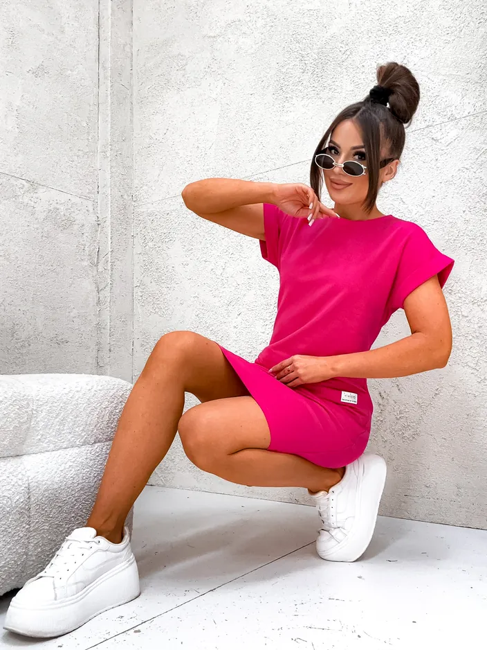 Royalfashion sieviešu kokvilnas auduma kleita