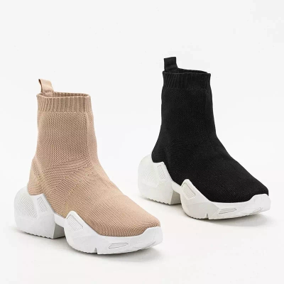 OUTLET Augsti Fisa smilškrāsas sieviešu sporta apavi - Apavi