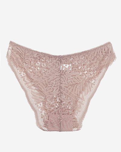 Dark pink lace panties for women, briefs - Underwear
