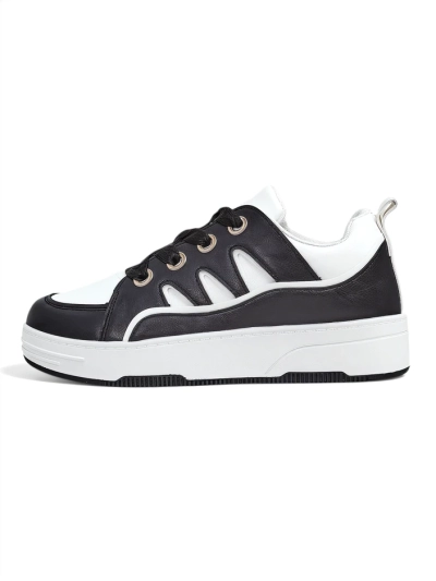Royalfashion Women's Sneakers with Thick Sole Assaqi