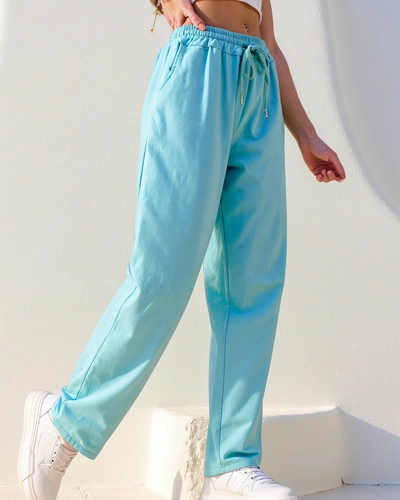 Royalfashion kokvilnas taisna sieviešu bikses