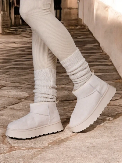 Royalfashion Short boots a'la snow boots for women Hezio