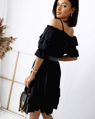 Women's black Spanish dress - Clothing
