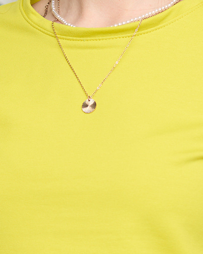 Sieviešu kokvilnas sporta sviedru tērpa komplekts laima krāsā - Apģērbs