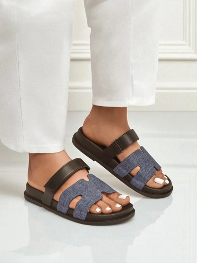 Royalfashion Women's slippers made of eco leather FlexiComfi