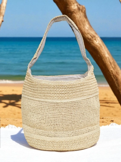 Royalfashion Large Straw Women's Bag Marella Natura