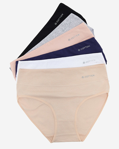 Set of women's cotton briefs 6 / pack - Underwear