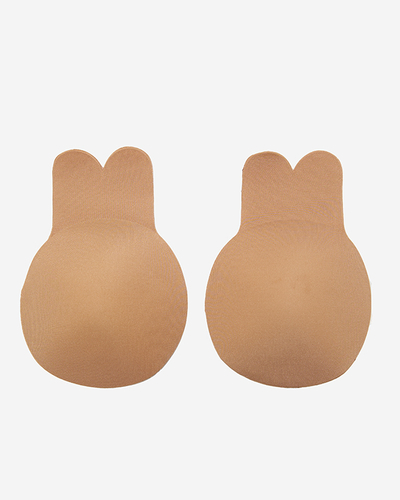 Women's beige self-supporting overlays - Underwear