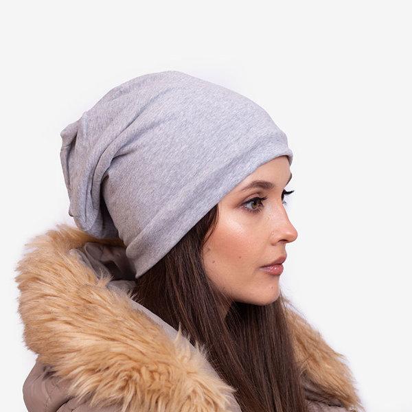 Light gray insulated women's beanie - Accessories