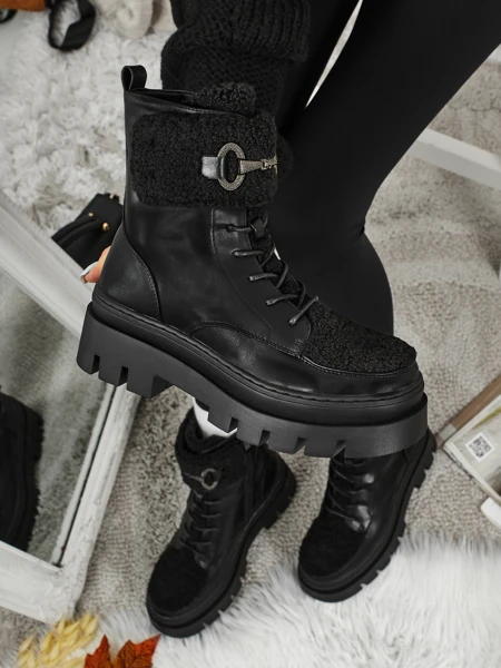 Women's Safil Worker Boots with Fur