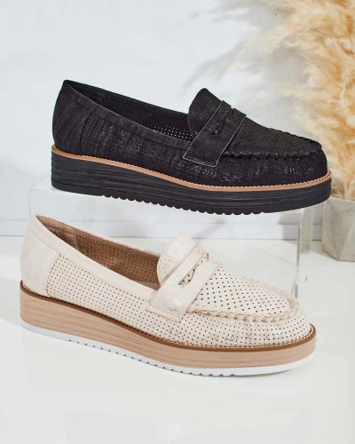 Royalfashion Ажурные женские мокасины Moell