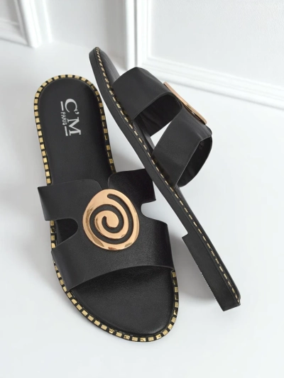 Royalfashion Sieviešu plakanas zoles čības Glam Bliss