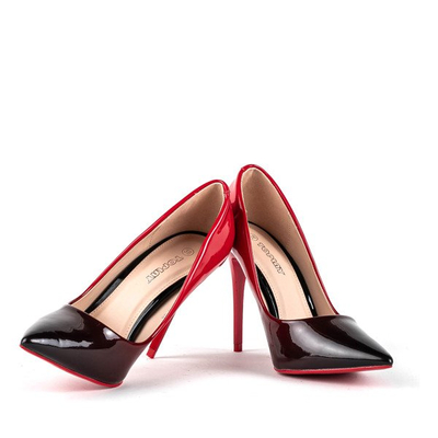 Black and red Macadamia stilettos - Footwear