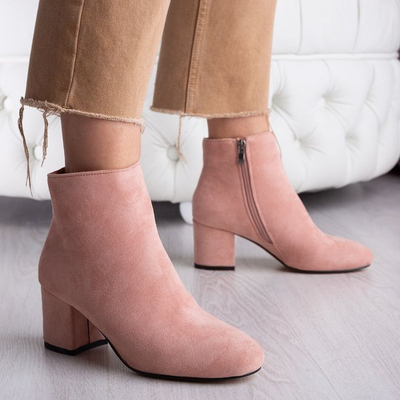 Pink boots on a higher Milagros post - Footwear 1