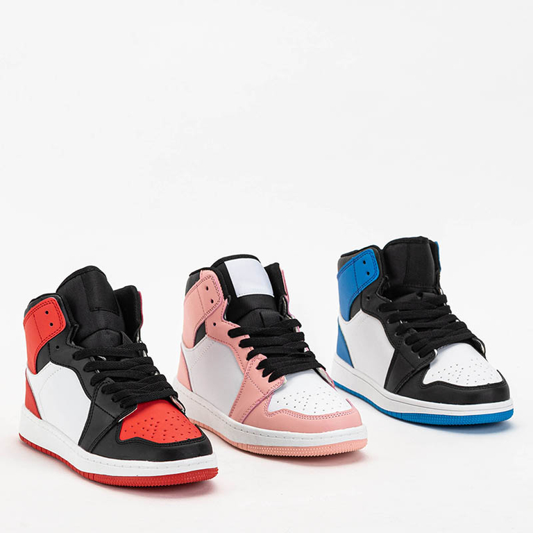 Red-black women's sports ankle boots Anonuco - Footwear