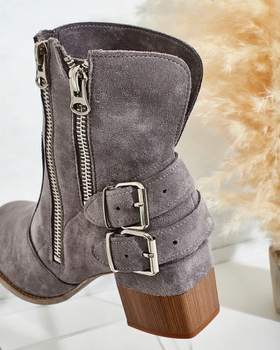 Royalfashion Декорированные ботильоны на каблуке Zerta