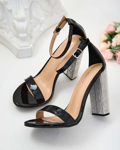 Royalfashion Lacquered women's sandals on Gasatte post