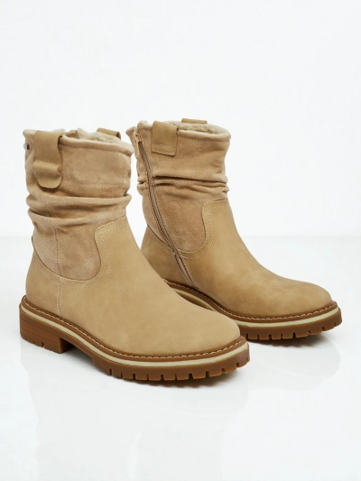 Wyższe botki kobiete eko suede Liora