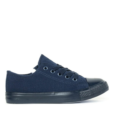 Maite navy blue lace-up sneakers - Footwear