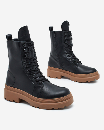 Royalfashion Eco leather women's bagger boots Vederme