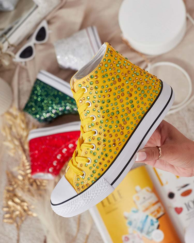 Royalfashion Women's sequined sneakers Shis
