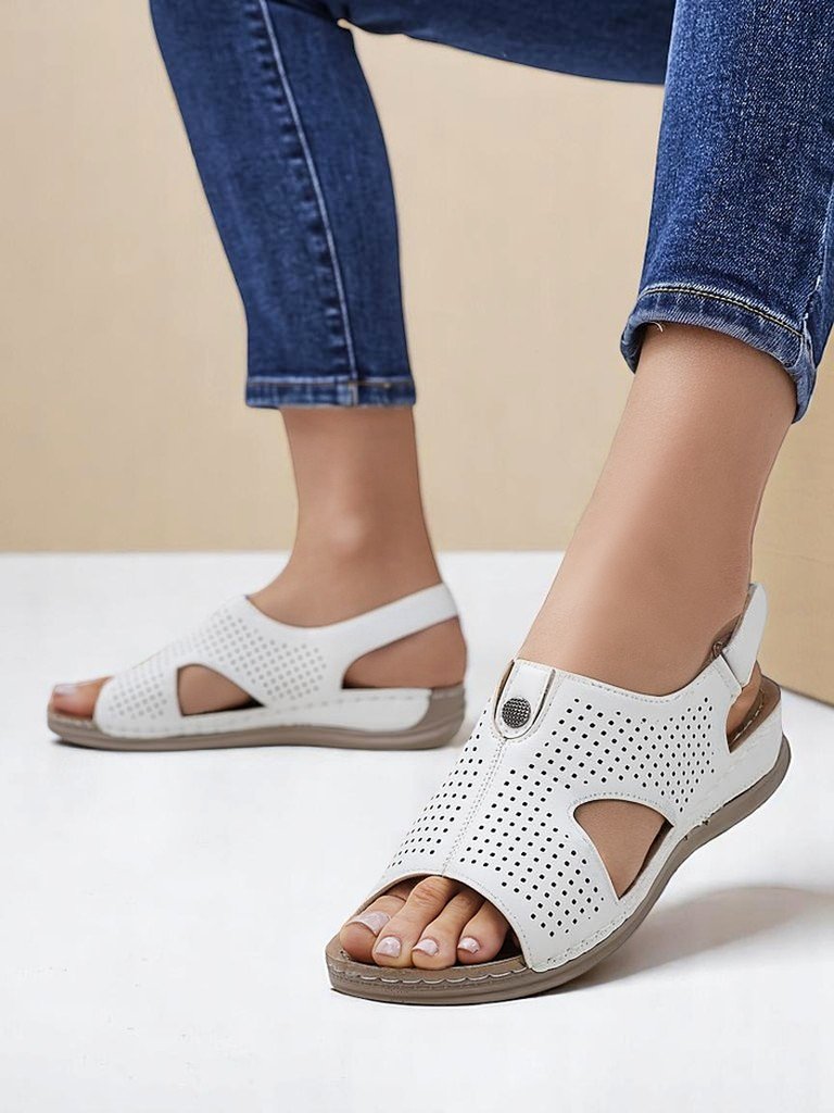 Royalfashion Sieviešu perforētās sandales Leminni