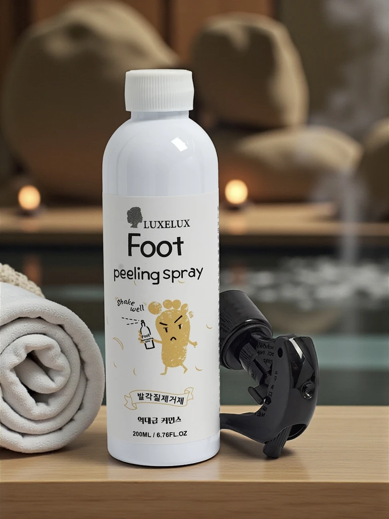 Спрей для пилинга ног женский Luxelux 200ml