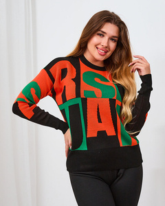 black || orange