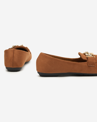 Camel eco-suede loafers Brussi - Footwear
