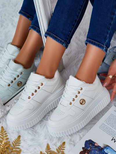 Royalfashion Утепленные женские кроссовки с мехом Rozit