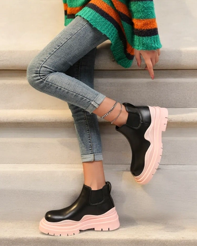 Royalfashion Women's slip-on boots Derri