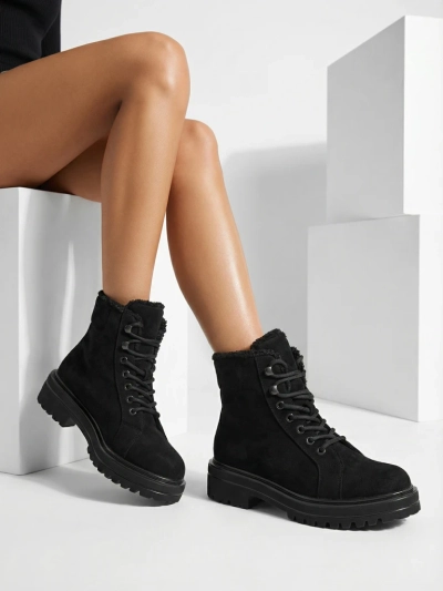 Женские ботинки на шнуровке Royalfashion Vesot