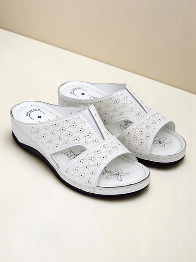 Royalfashion Women's Platform Flip-Flops Nova Step