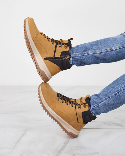 Royalfashion Camel men's Kunokia trappers