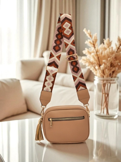 Royalfashion Small Women's Eco-Leather Handbag with Colorful Strap Kovi Lace