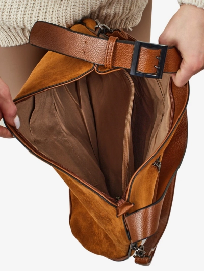 Torebka damska shopper eko zamszowa Donenn