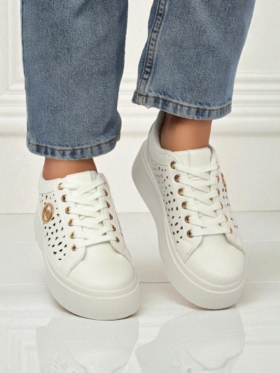 Aurelia Bianca – Valkoiset Royalfashion Ecru -alustalenkkarit