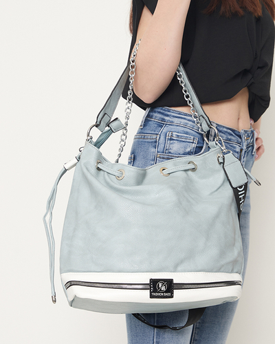 Blue women's handbag - Accessories