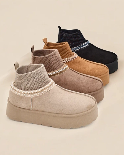 Royalfashion Short women's snow boots a'la Nananna