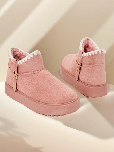 Royalfashion Women's short snow boots Ewioz