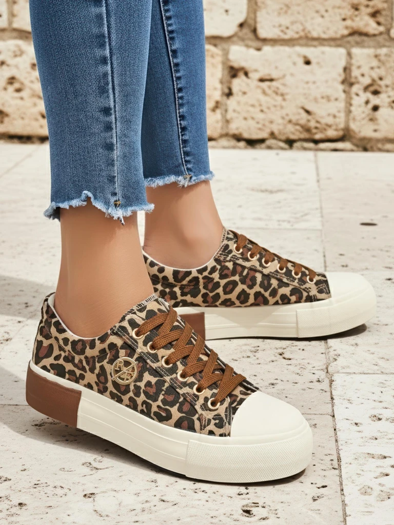 Pantheria sieviešu kedas Aurelio Canvas