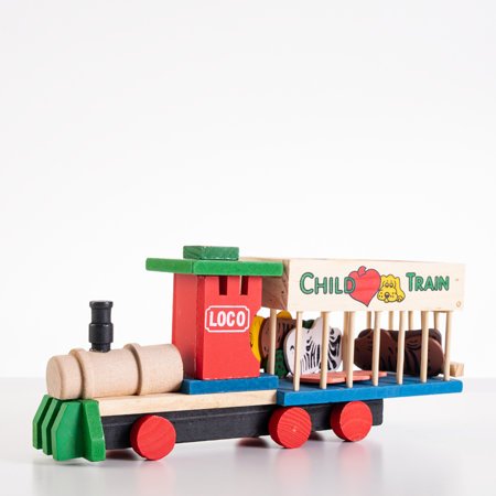 Koka lokomotīve bērniem - Rotaļlietas