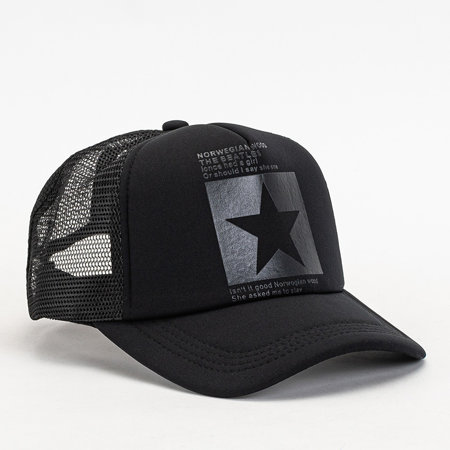Melna unisex beisbola cepure - Aksesuāri
