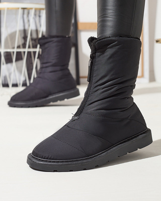 Melni sieviešu zābaki a'la sniega zābaki Tirigga- Footwear