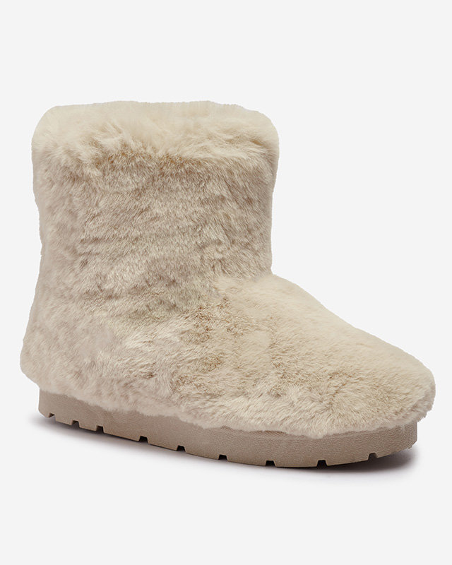 OUTLET Sieviešu apavi a'la sniega zābaki bēšā krāsā Ottola- Footwear