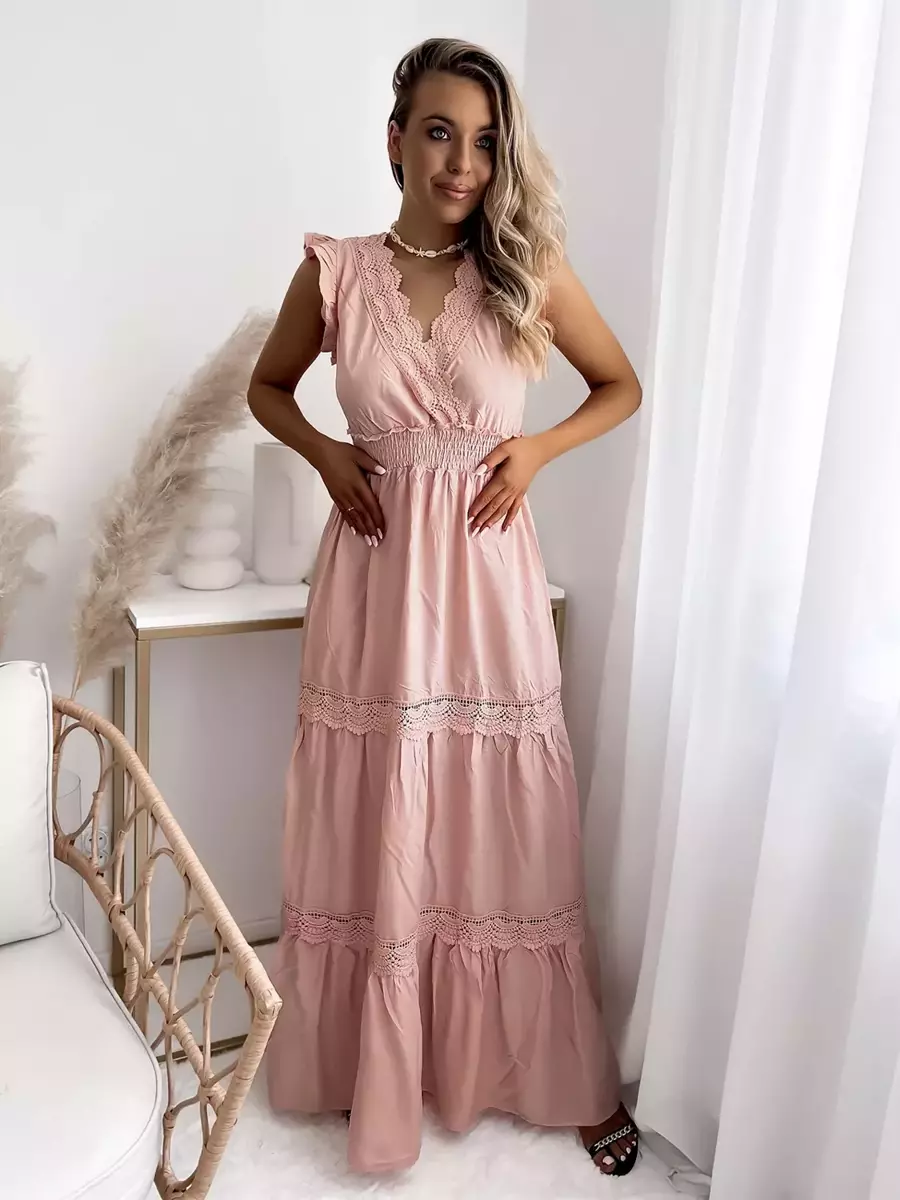 Rozā Sieviešu gara kleita - Apģērbi