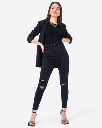 Sieviešu melnas šauras bikses - Apģērbs
